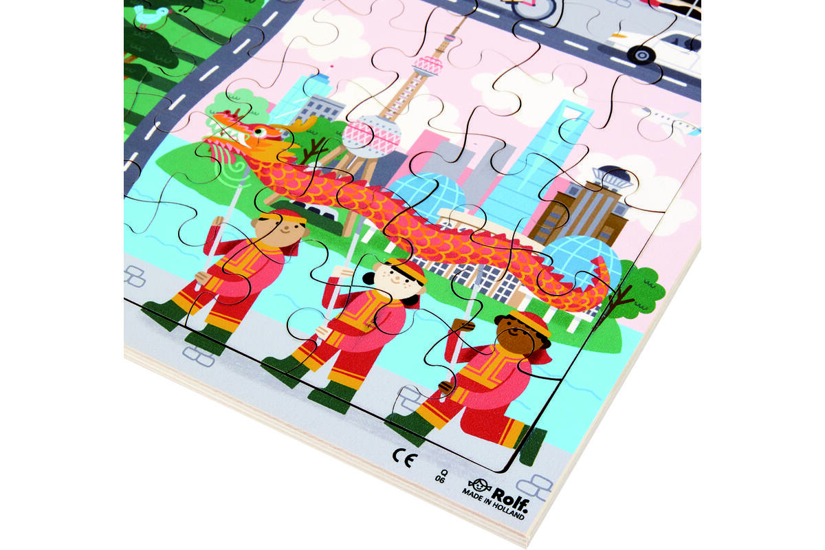 Rolf Puzzels - Puzzel landen China, 81 stukjes